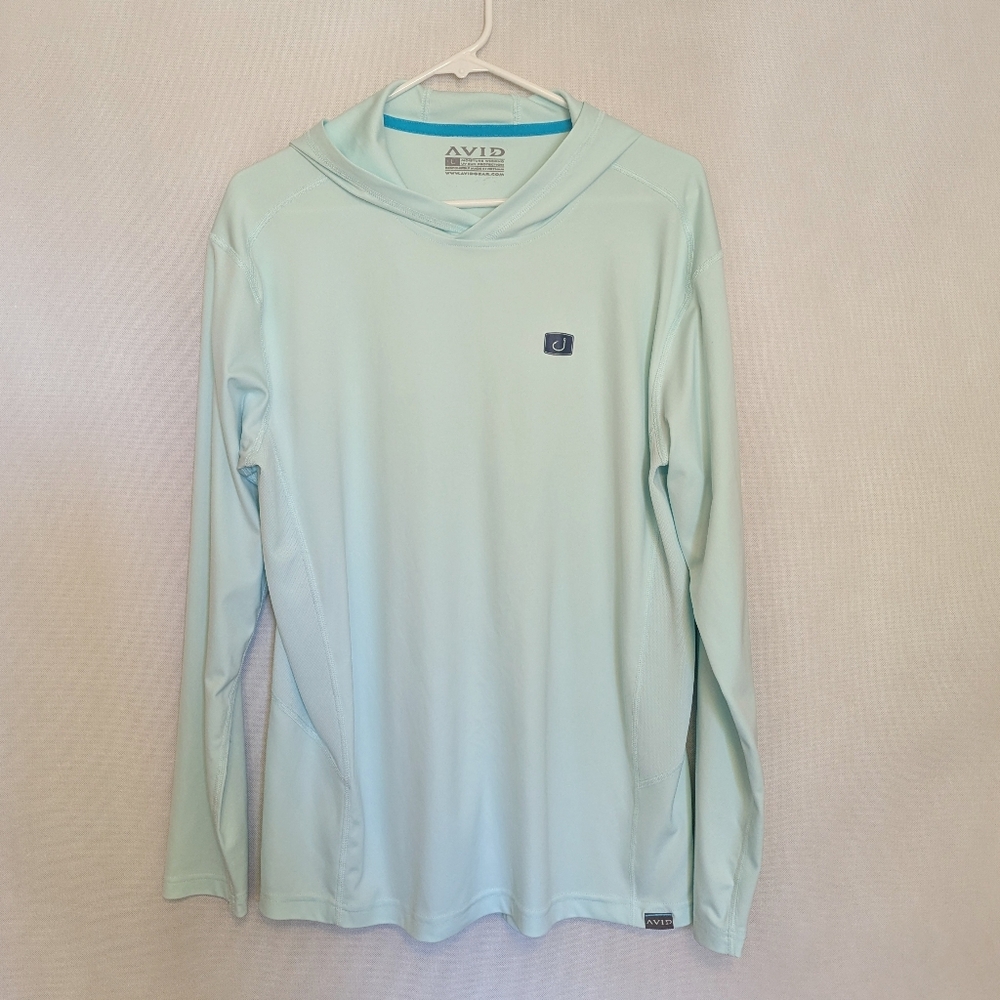 Avid Seafoam Long Sleeve Hoodie - Size Large